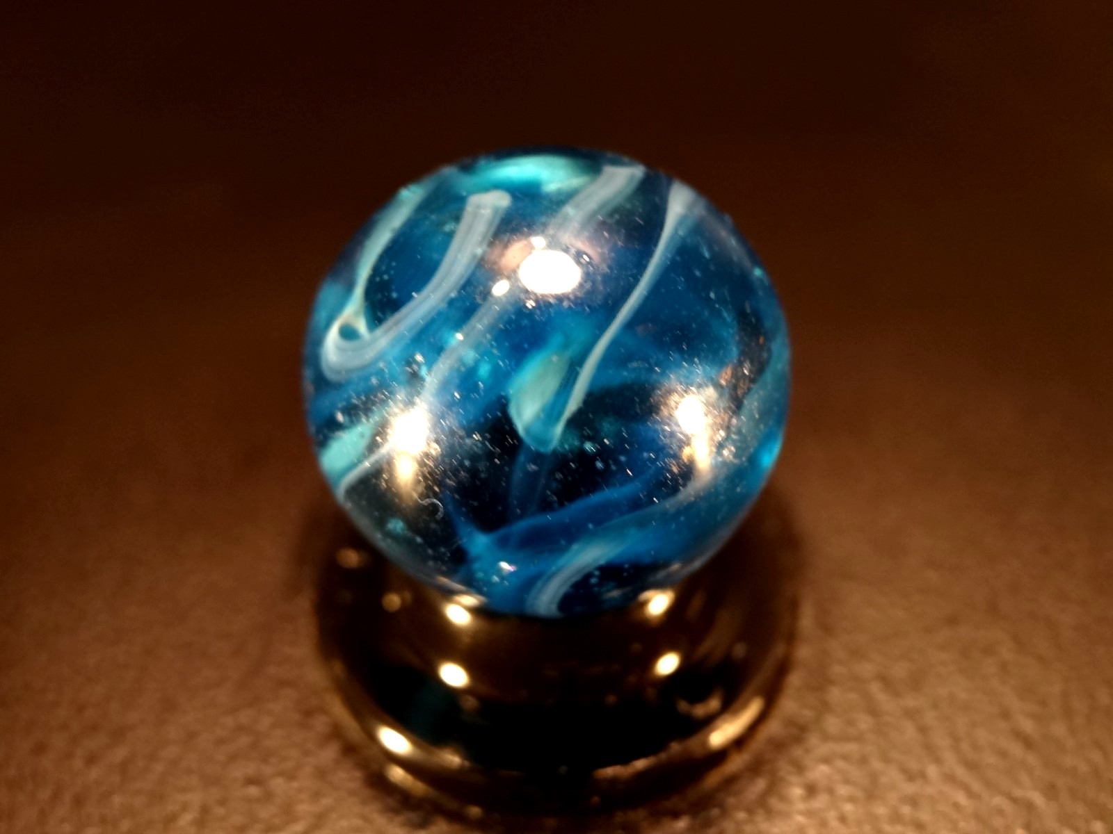 ALLEY AGATE BLUE OCEAN GRASS 🐳🌊 Pretty Colors NM+