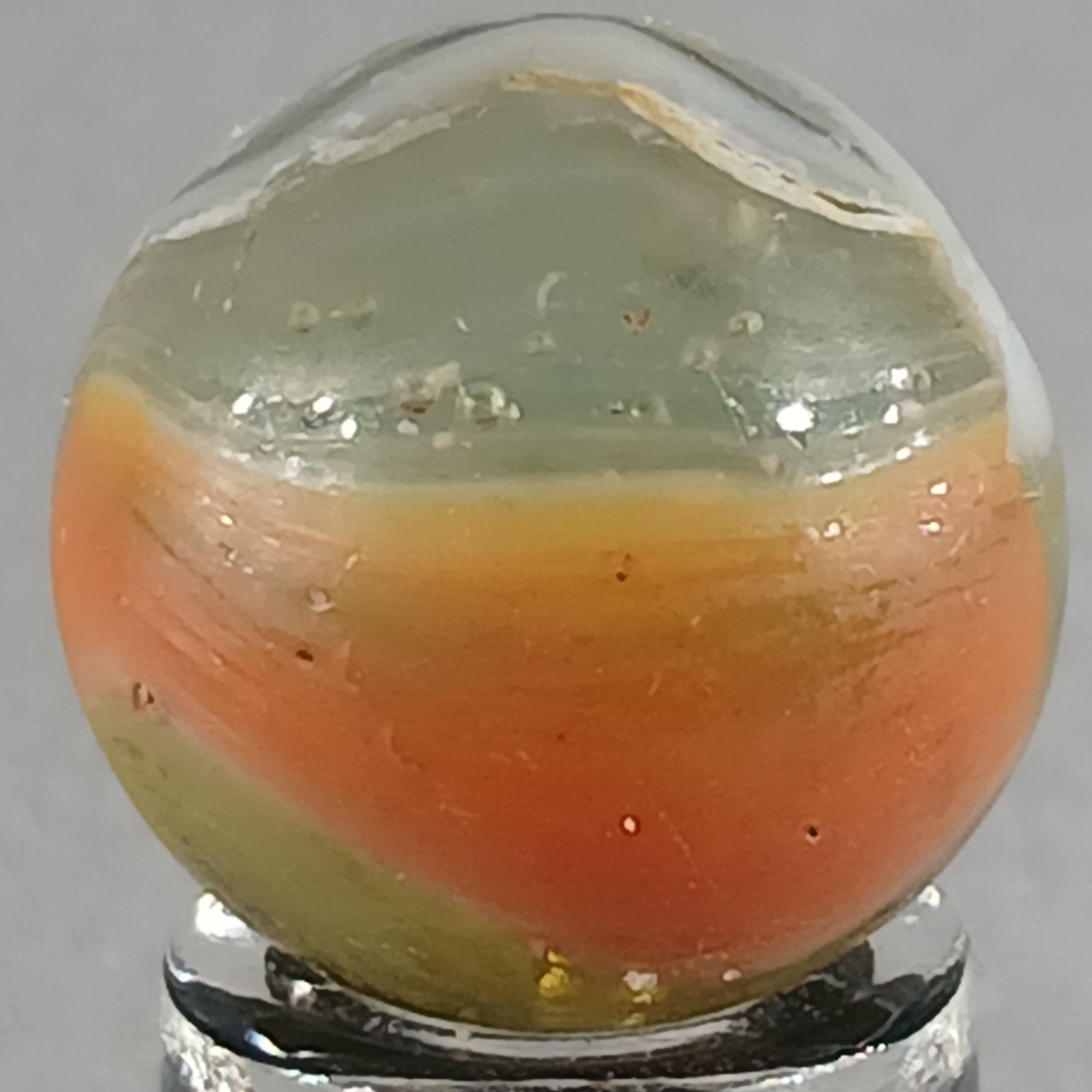 Vintage Vitro Conqueror Marble .61 Inches Near-Mint Condition Combined Shipping