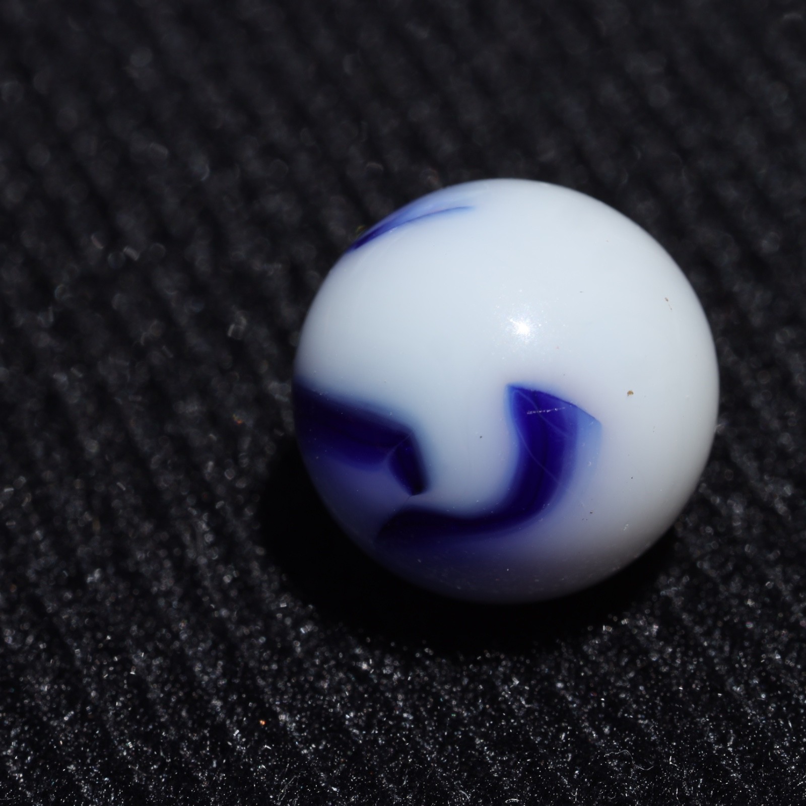 ALLEY Blue and White WV West Virginia Swirl Marble .5/8″ M Combined Shipping