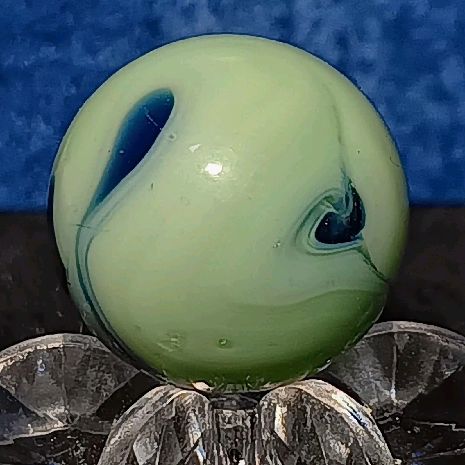 Vintage Ravenswood Swirl Marble. .60″ NM. Unique Example.
