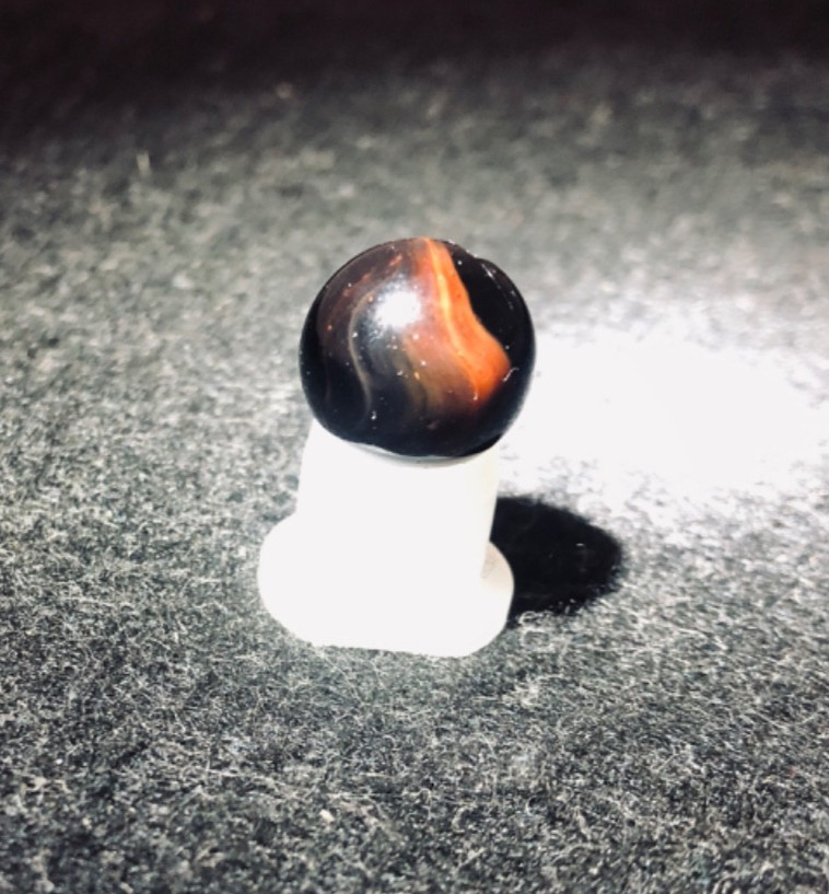 🔥Estate Sale Vintage Transitional “Mist Lutz” Marble Size 5/8 in / .61 in🔥