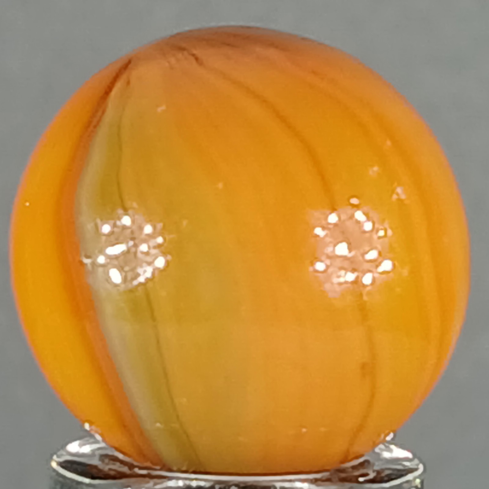 Vintage Imported Patch And Ribbon Marble .61 Inches Near-Mint Condition