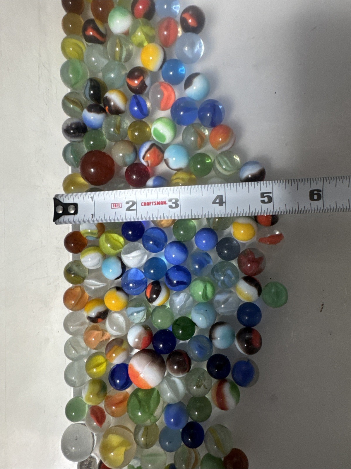 Marbles Glass Vintage Lot Of 140 (1 Lb13oz)