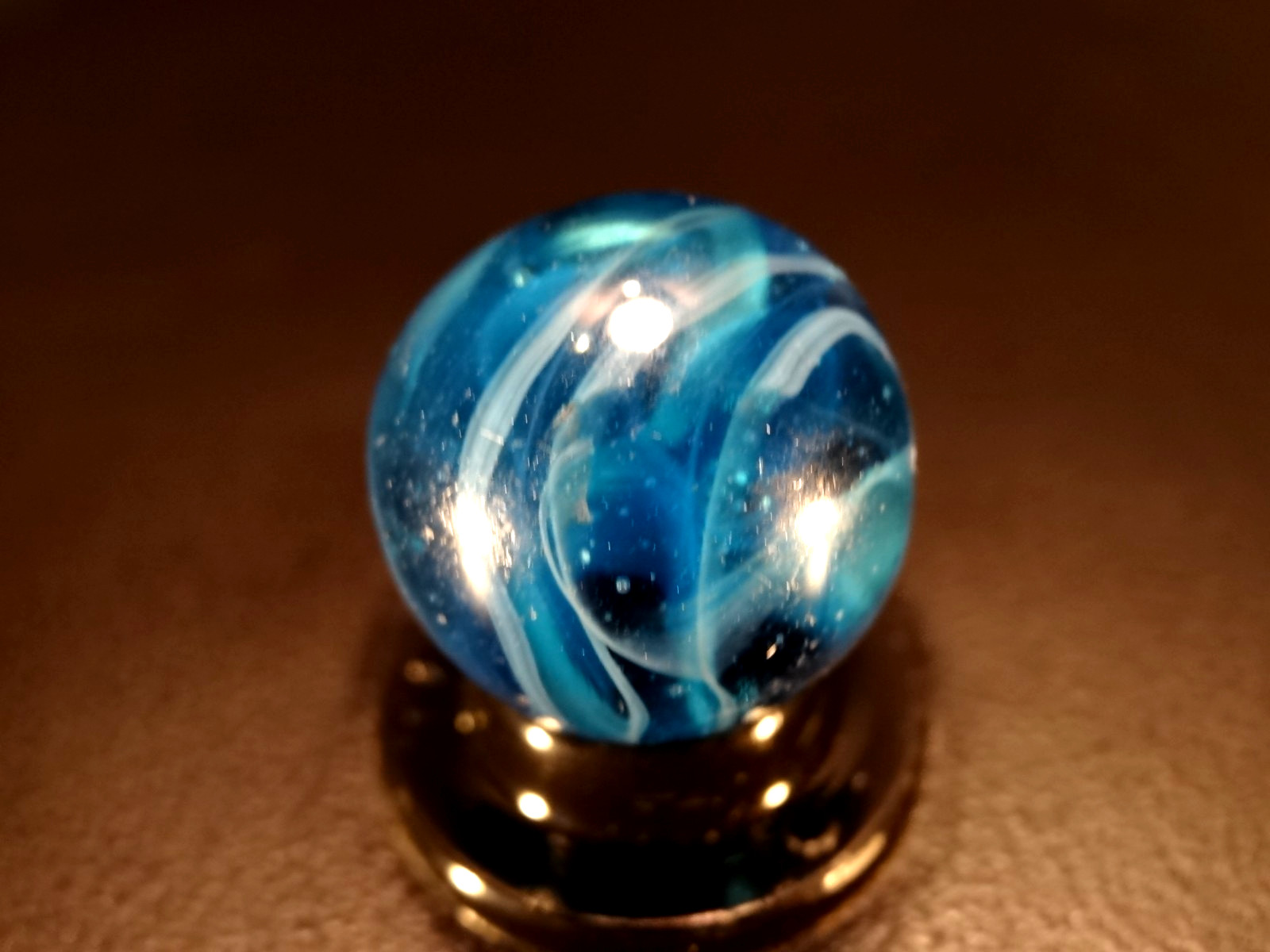 ALLEY AGATE BLUE OCEAN GRASS 🐳🌊 Pretty Colors NM+