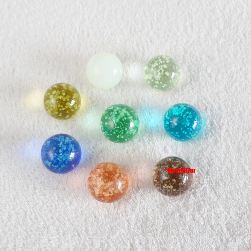 25mm Glow In The Dark Shooter Glass Marbles Ball Craft Fish Tank Vase Decorative