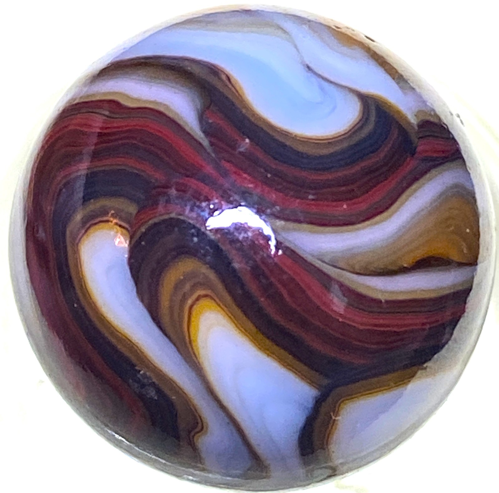 TREMENDOUS / FLAMED OXBLOOD / SWIRLED SHOOTER .74″ MCC162