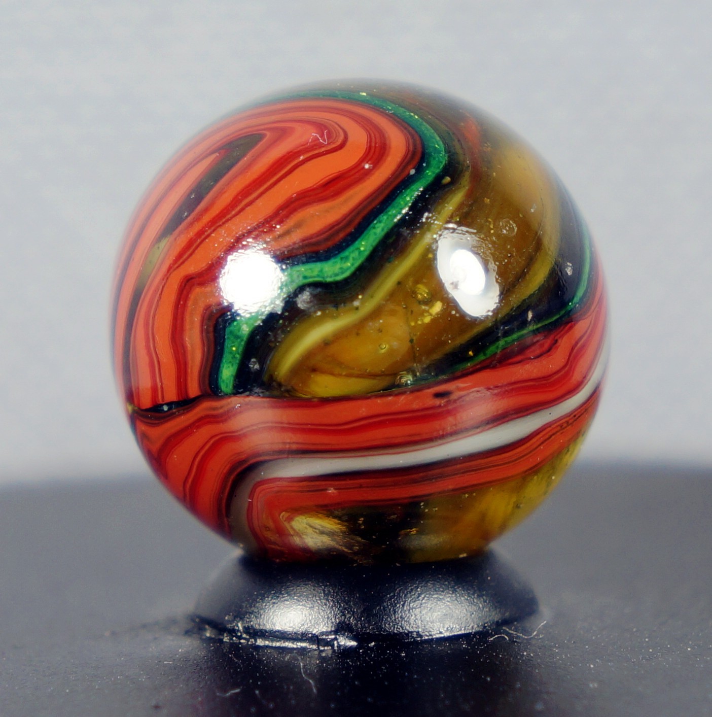 Mint 3/4 DAS Dave’s Appalachian Moon Dog Run 2017 Swirl -One Killer Marble