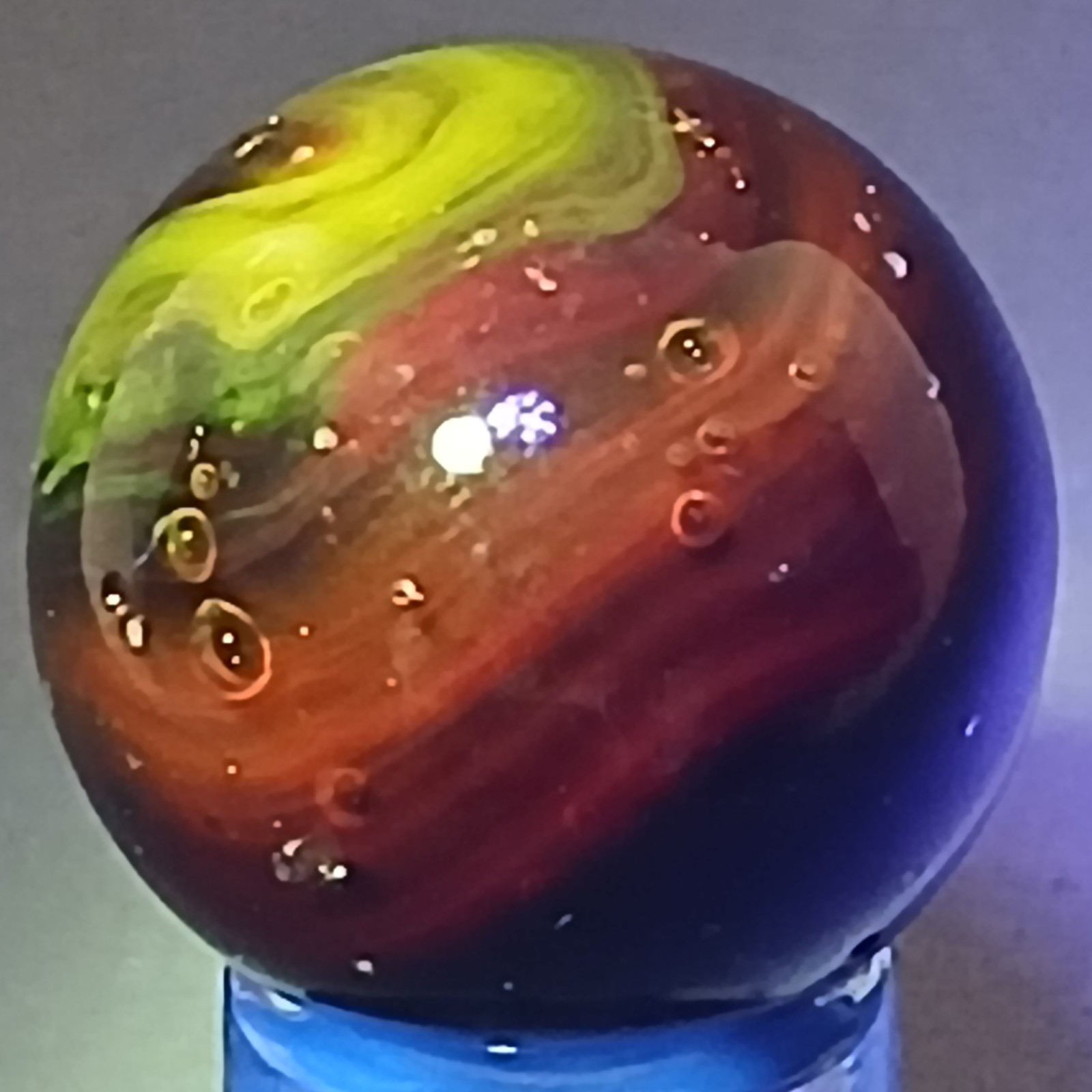 Large UV-Reactive Jabo Special Run .72 Inches Near-Mint Condition