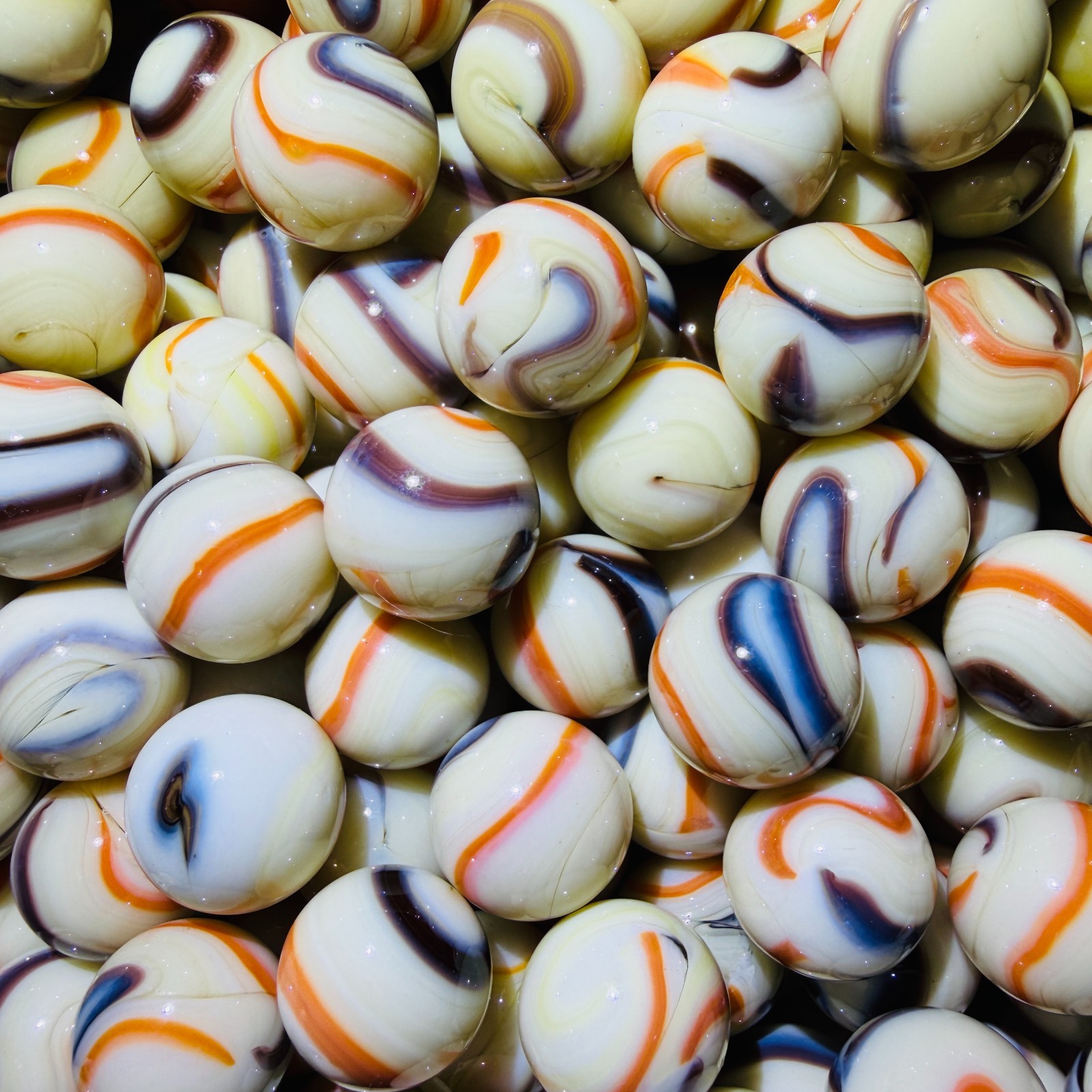 Marbles Lot Of 80 Multiple Colors Mint BEST Selection! MINT Fancy Vacor Mega NEW