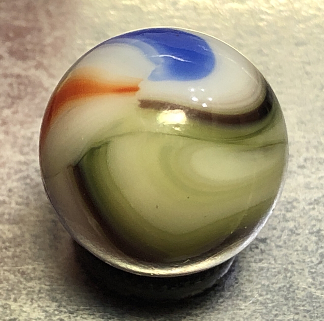 Vacor Mega Multi-Color Hurricane Marble Bright Colors, Size .625 NM+/M- Look!