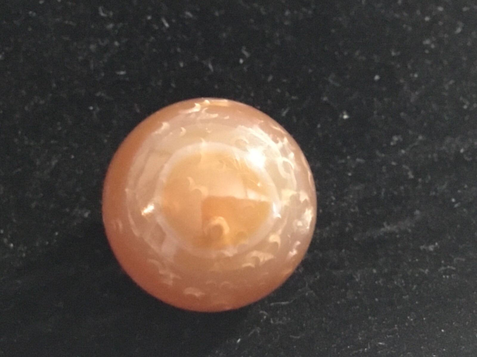 RARE ANTIQUE AUTHENTIC ARKO AGATE SWIRL DARK MARBLE MUST SEE NO RESERVE