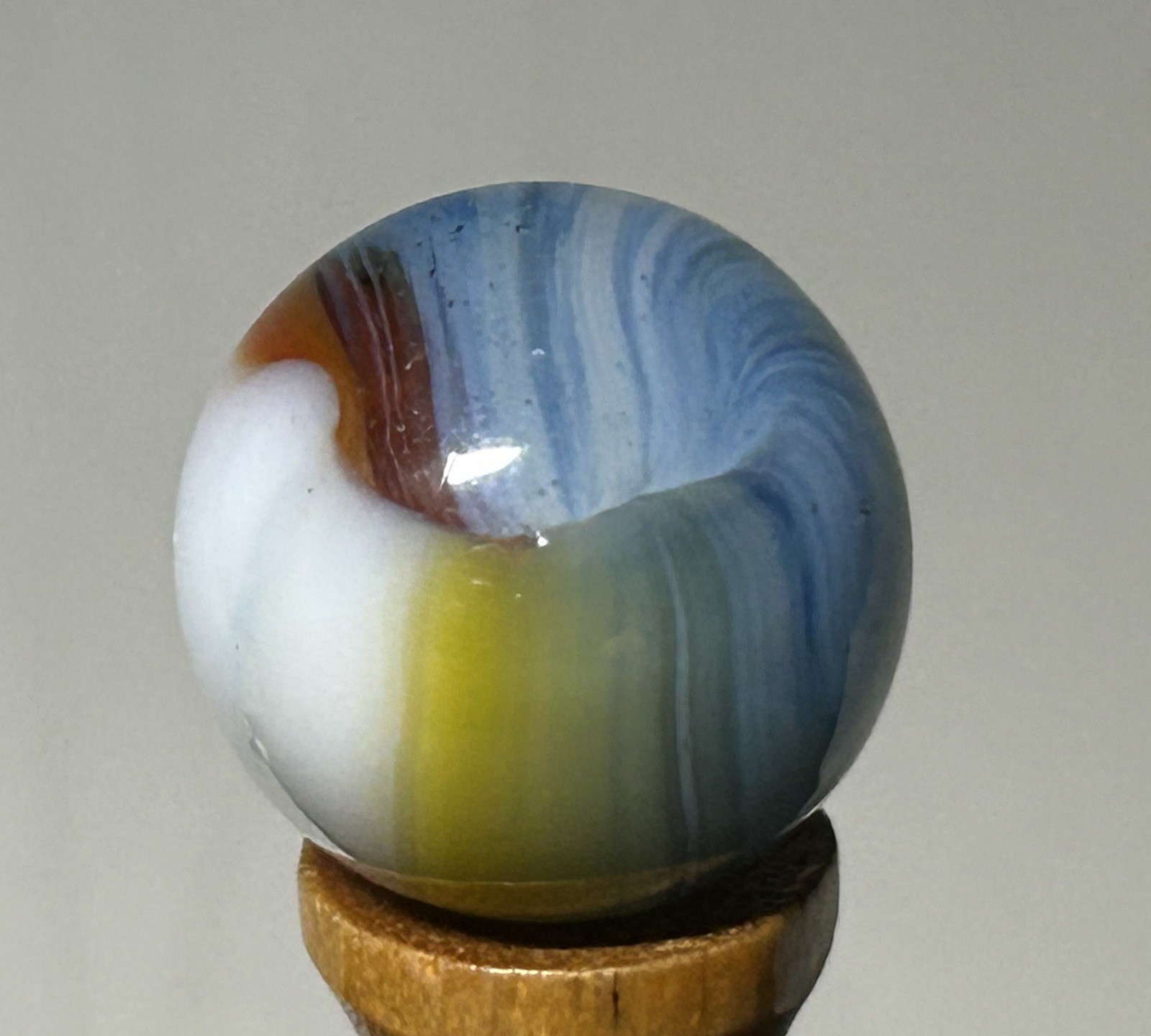 Vitro Agate Tri Lite Marble .62” NM(+)
