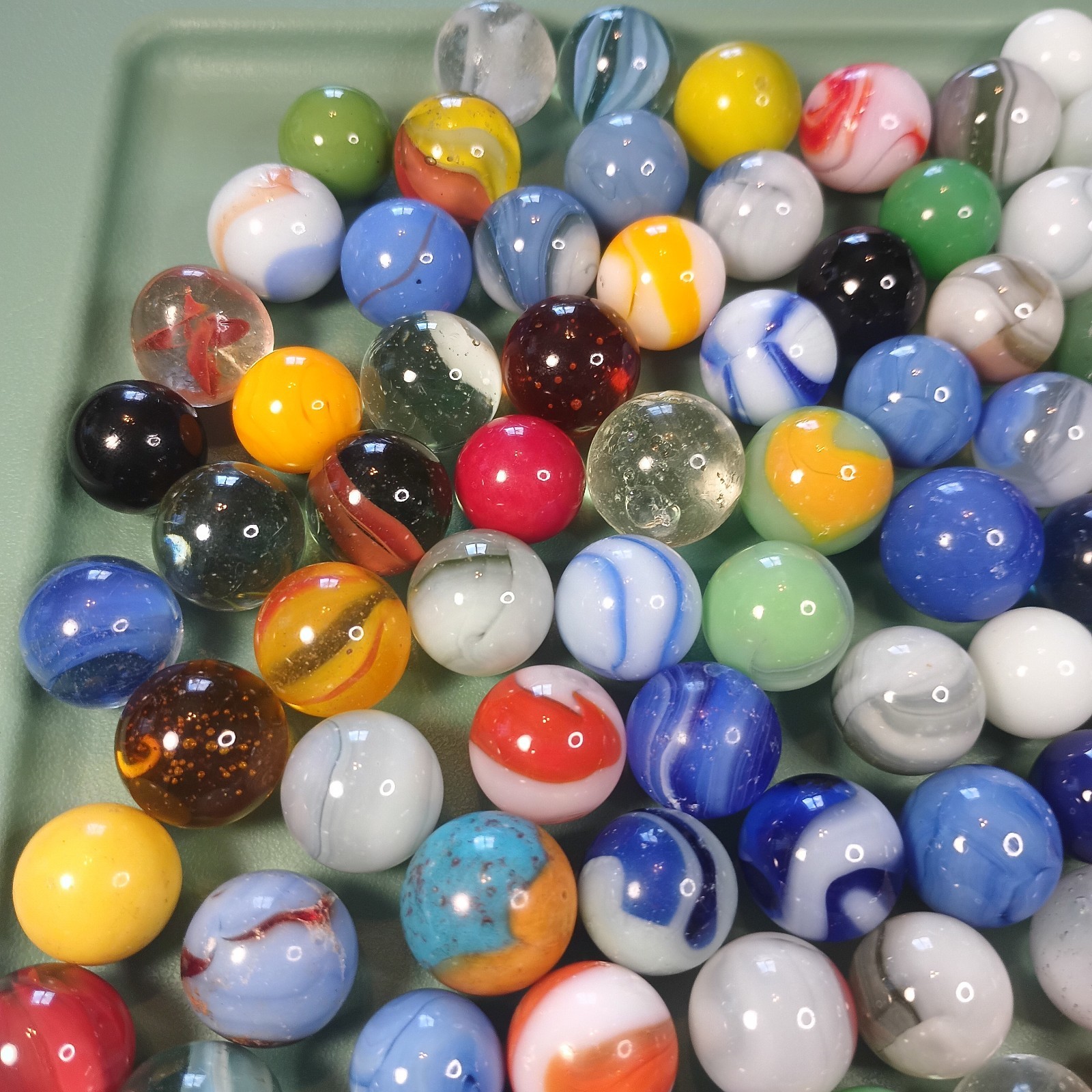 3 Lbs 11 Oz Mixed Maker Marbles