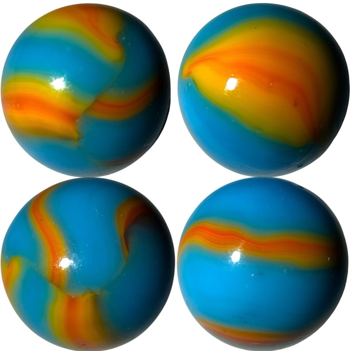 🔥Mint Peltier NLR Superboy Marble 11/16 National Line Rainbo Nice Size