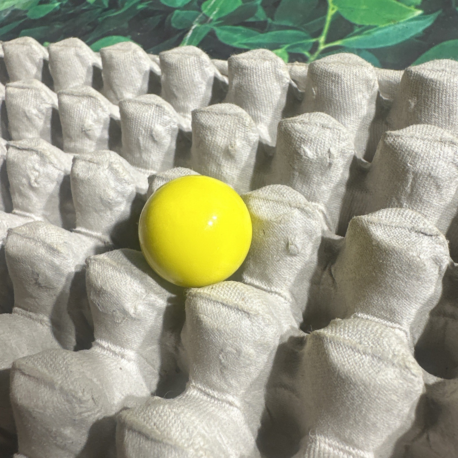Vintage | “John Deere 125th Anniversary 1837-1962 | Green & Yellow Swirl Marble