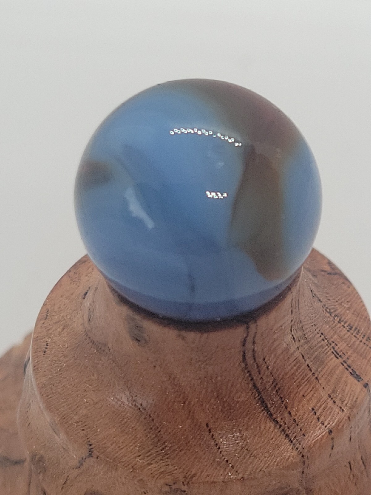 A15•Vintage Alley Agate Swirl “Ghost Swirl” ~ Near Mint 21/32″ VHTF