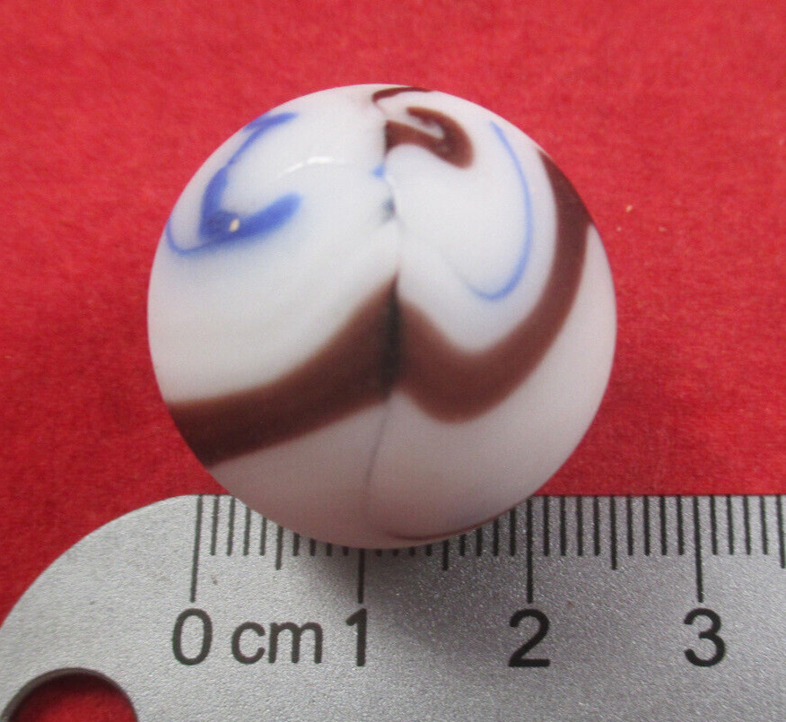 GERMAN CHINA UN-GLAZED Two color swirls folded China VINTAGE