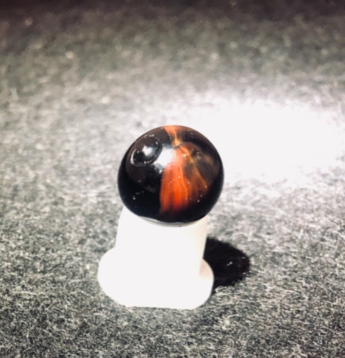 🔥Estate Sale Vintage Transitional “Mist Lutz” Marble Size 5/8 in / .61 in🔥