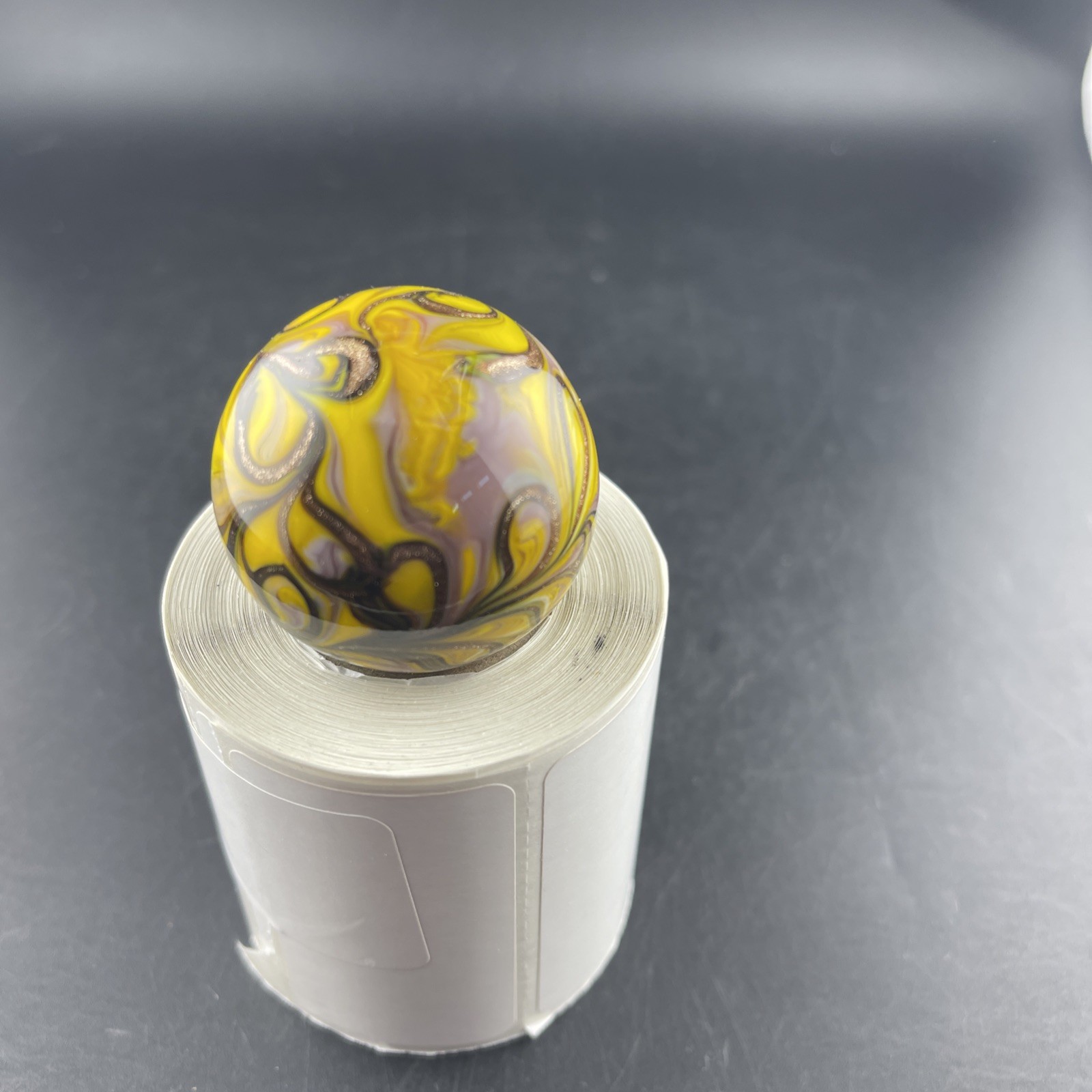 Handmade Art Glass Swirl Marble 40.37mm Large Shooter JABO?