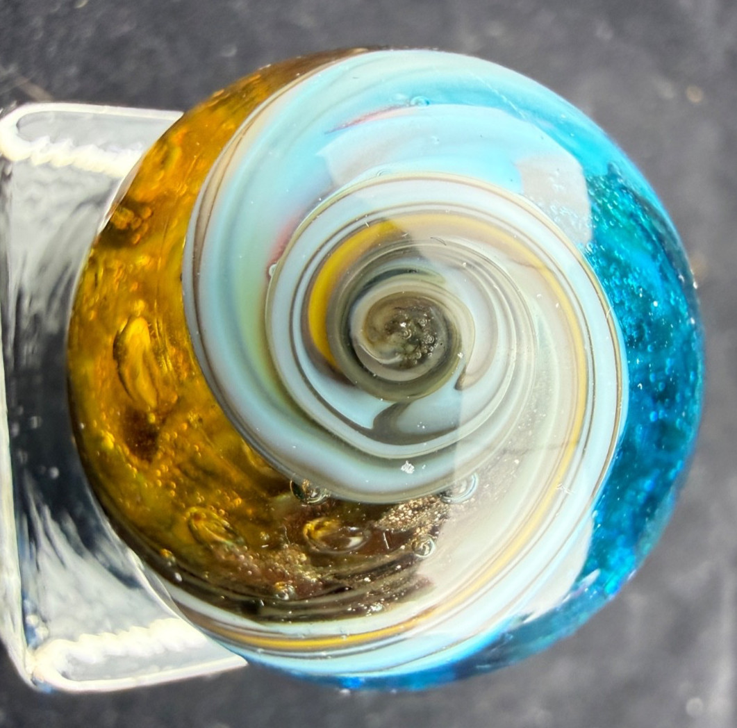 Steve Willis 2006 Handmade Lampwork Art Glass Marble 1.20″ Near Mint