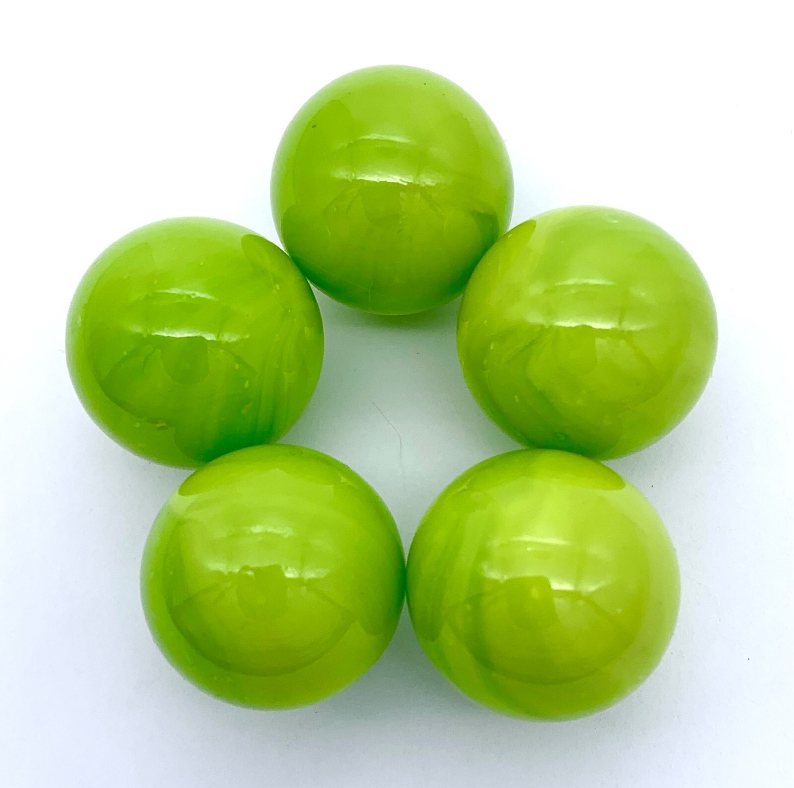 New for 2023! 16mm Opal Glass Marbles Choice of 9 Colors in Packs of 5 Vacor