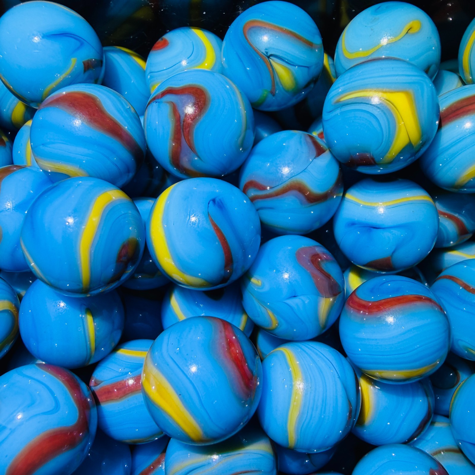 Marbles Lot Of 80 Multiple Colors Mint BEST Selection! MINT Fancy Vacor Mega NEW