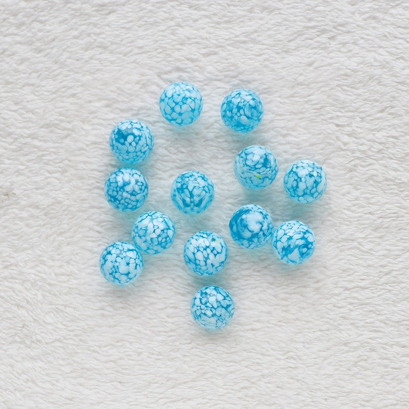 16mm Glass Marbles Dotted Speckled Bead Coloured Traditional Vintage Classic Toy