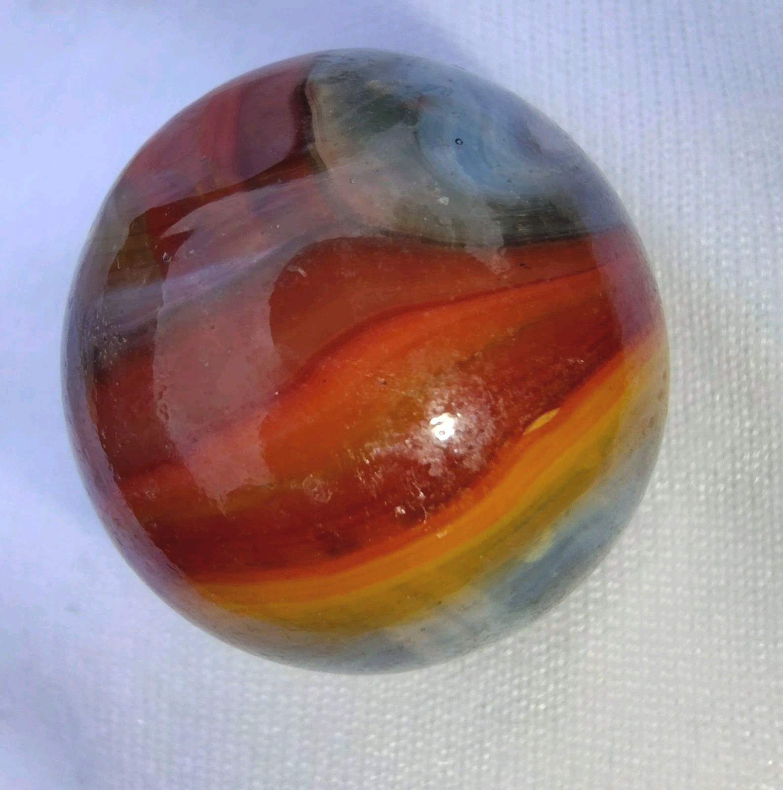 Jabo/DAS Ghost Marble Shaped Like Dice Error Rare One Of A Kind Shooter .71