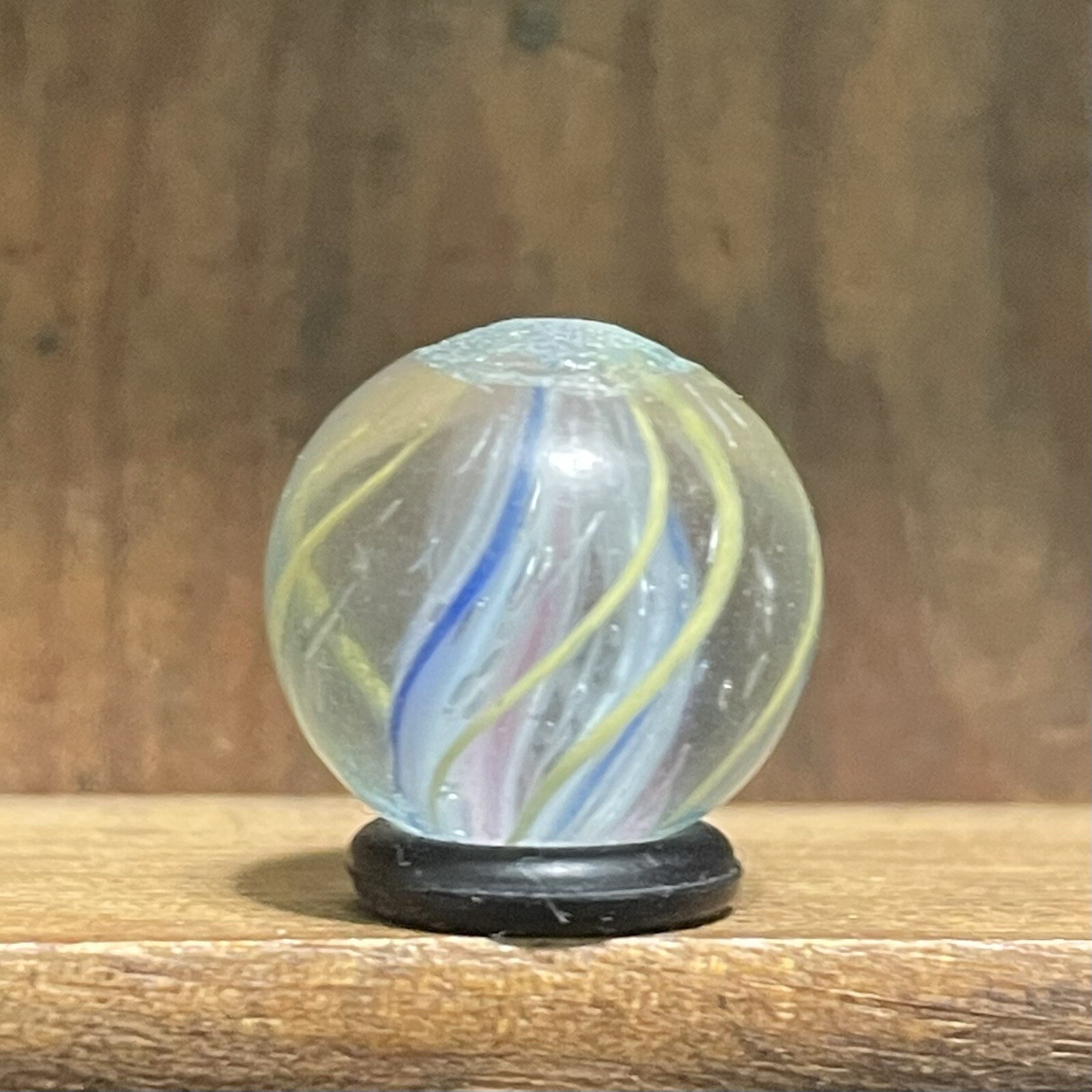 Antique Handmade Solid Core Swirl Marble 17/32” Mint(-) | (26)
