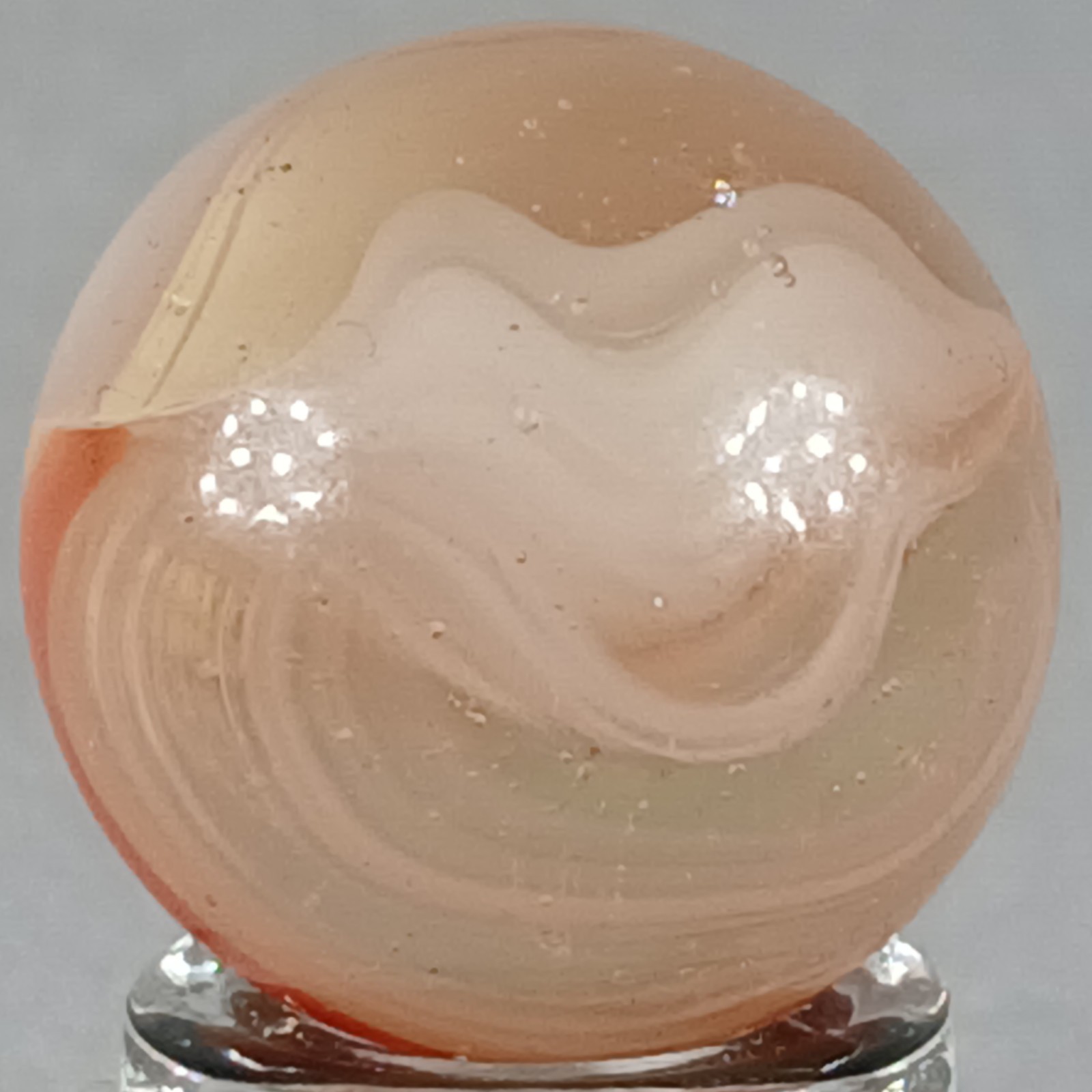Vintage Vitro Conqueror Marble .61 Inches Near-Mint Condition Combined Shipping
