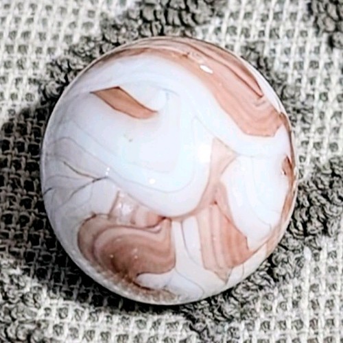 15/16″ Large Busy Veiligglas Opaque Flame Vintage Marbles WET NM+++/NM++++