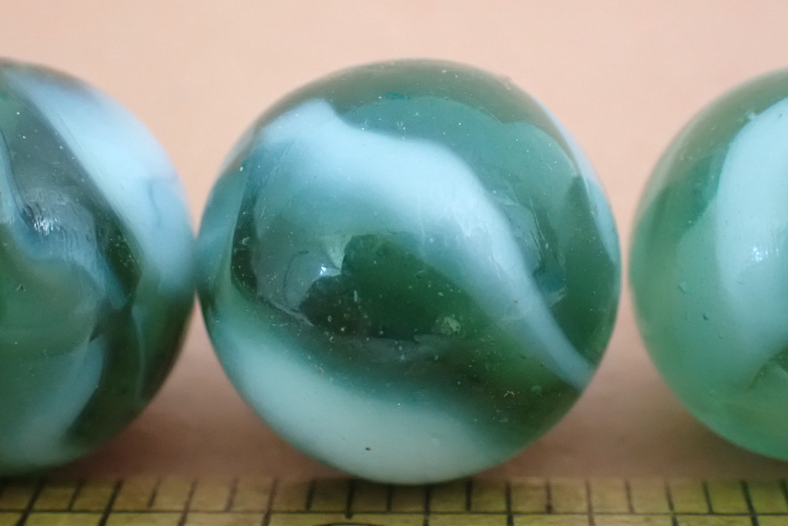 Lot 6 Vintage Marbles Estate Find Peltier National Line Rainbo NLR Polar Bear #4