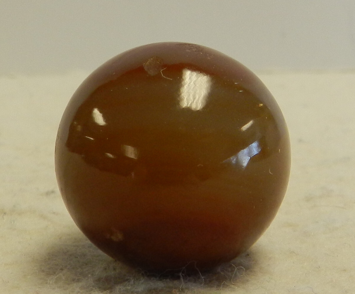 #15288m Large .90 Inches Handmade Faceted Agate Shooter Marble