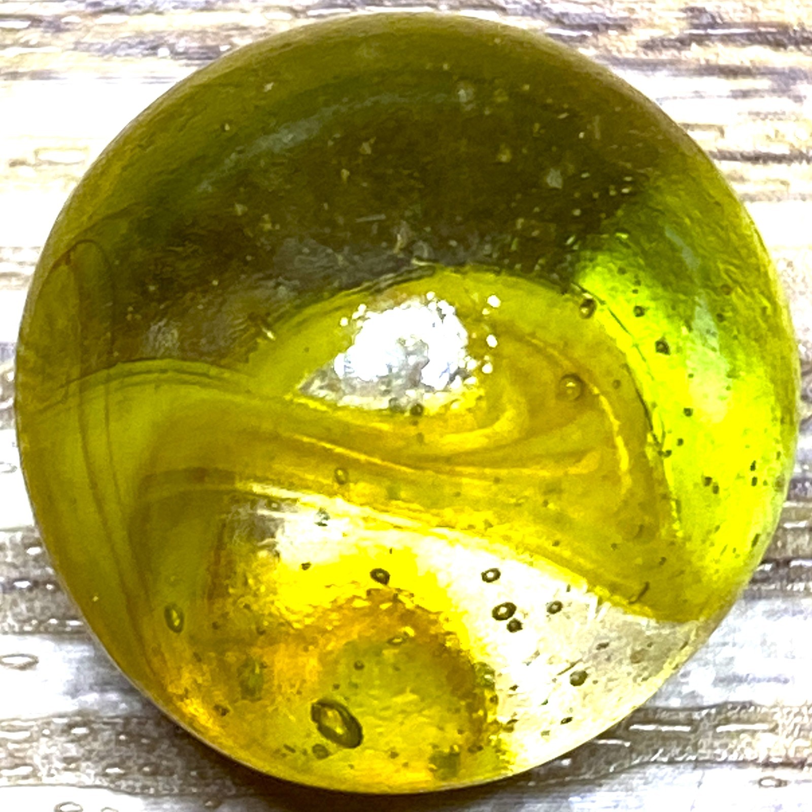 DAS/JABO INTERESTING LOOKING THIN-LINED RAMSHEAD LEMON SWIRLED SHOOTER .74″ M859