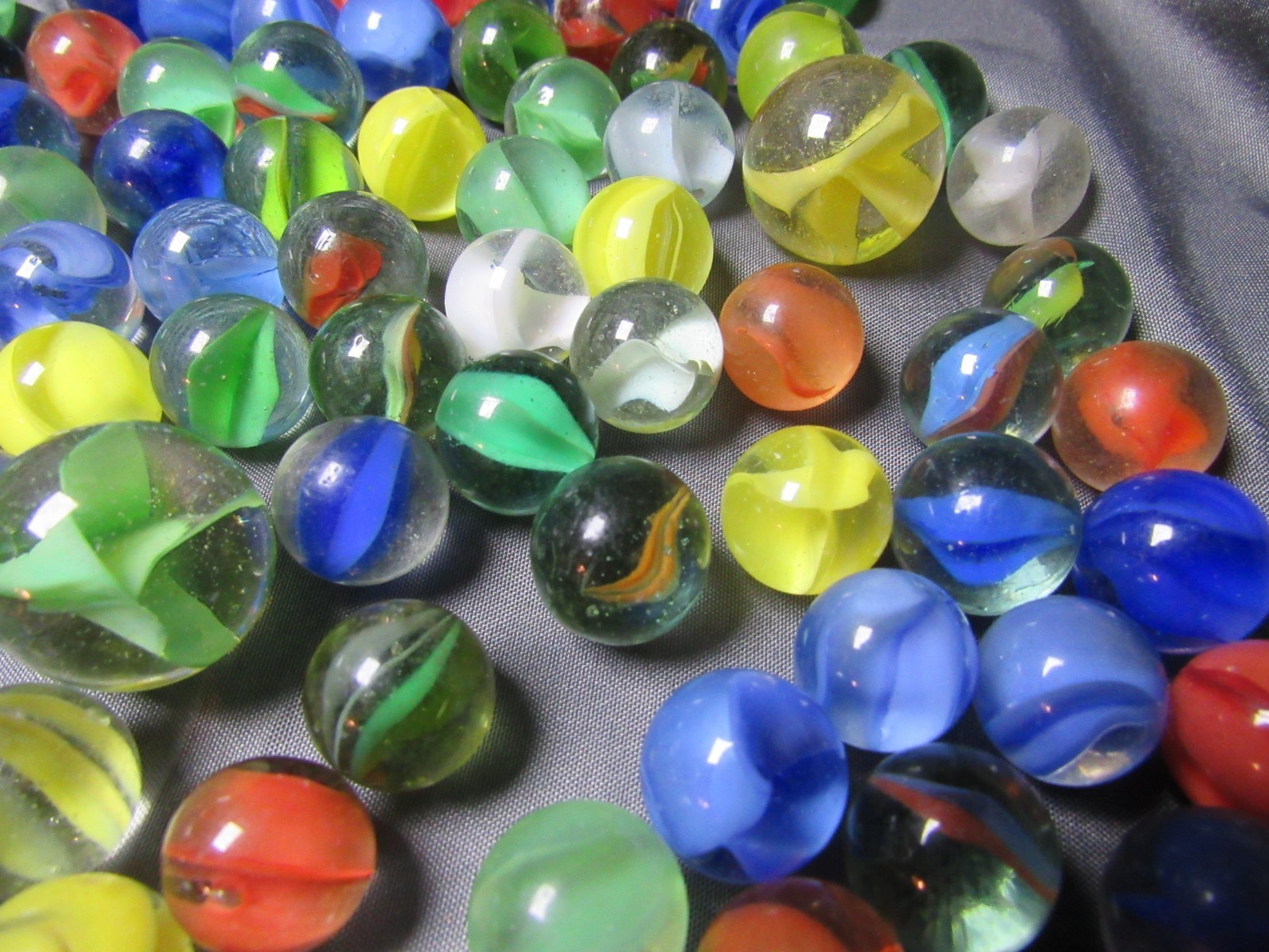 Cat’s Eye Marbles Lot Over 1 LB Lot #1