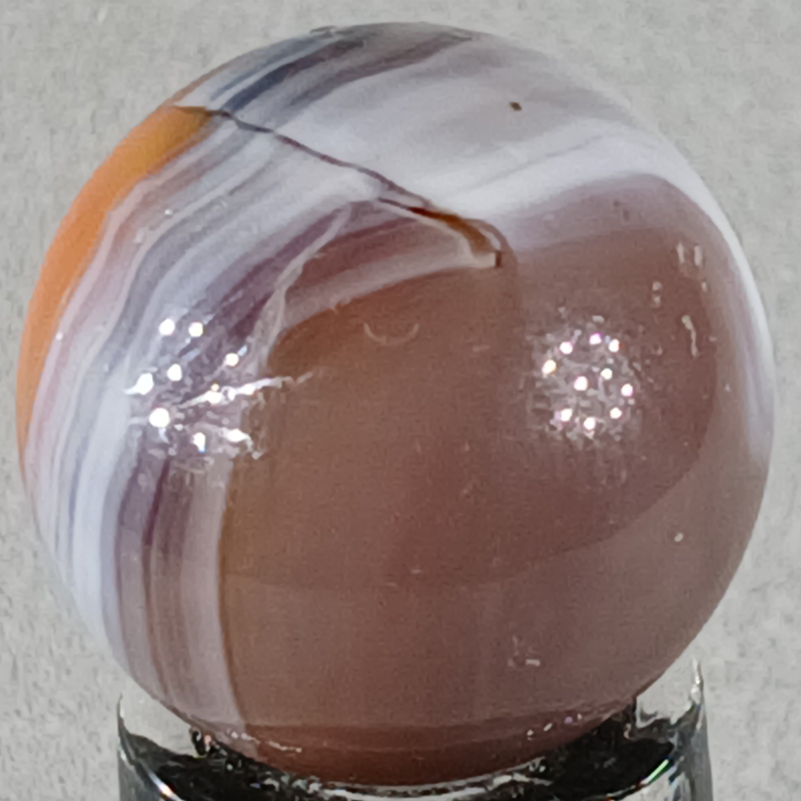 Vintage Vitro Exotic Conqueror Marble .63 Inches Near-Mint Condition