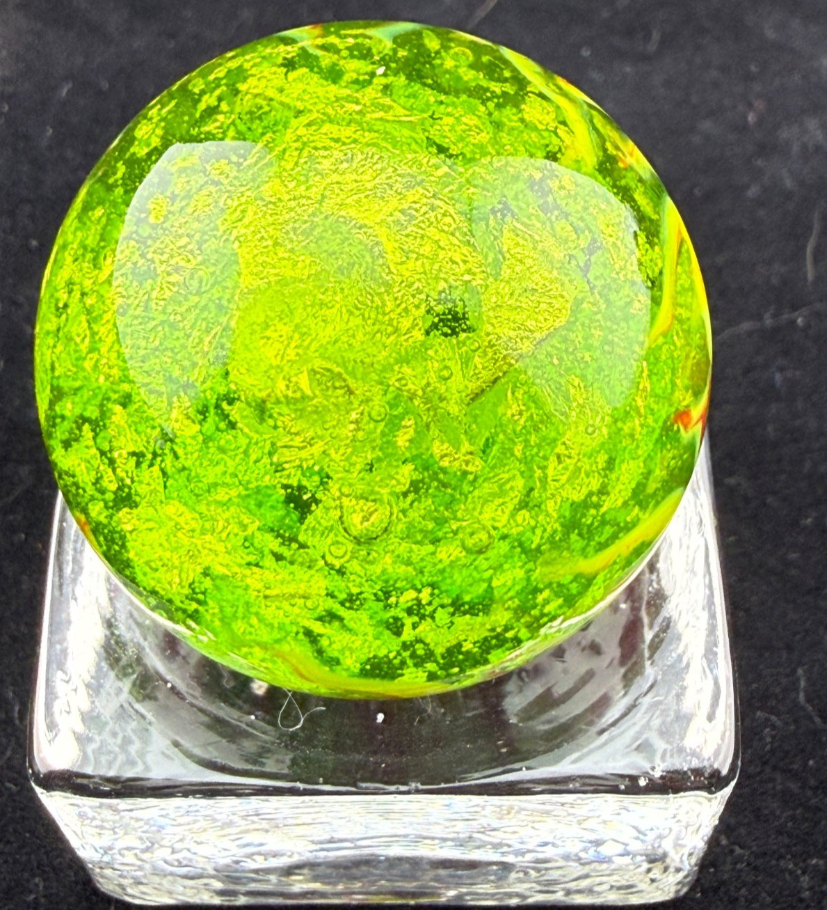 Steve Willis 2006 Handmade Lampwork Art Glass Marble 1.15″ Near Mint Signed W6