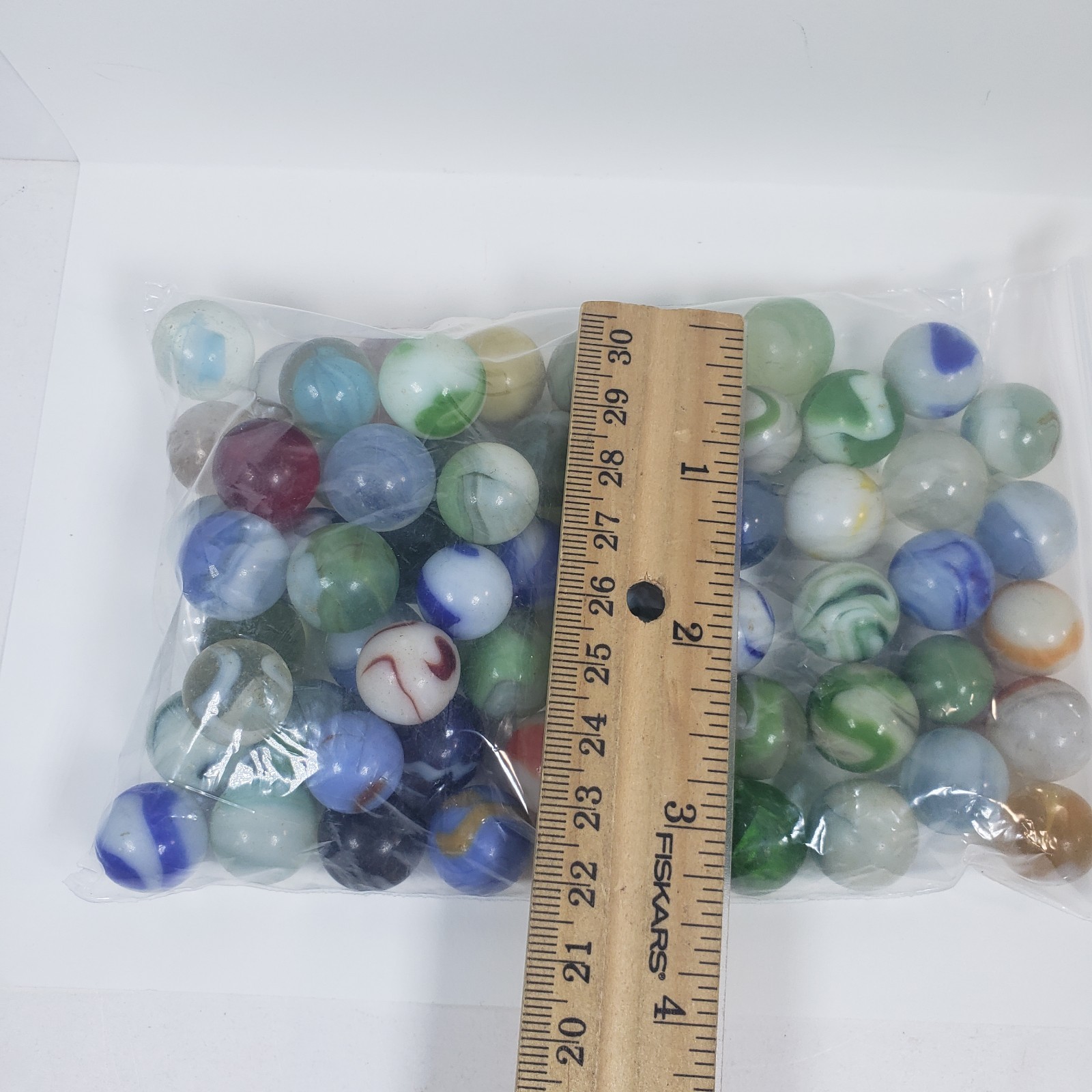 Vintage Marbles Lot Of 50+ Unique Glass