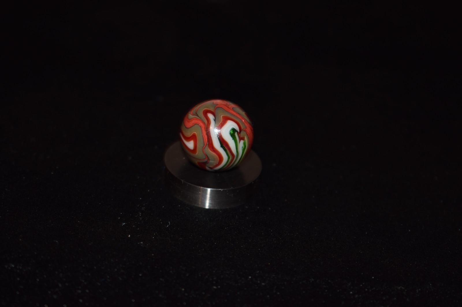 💥JABO🤠West Virgina Marble Collectors Club Run 👽Aventure Size .734″=45/64 Mint