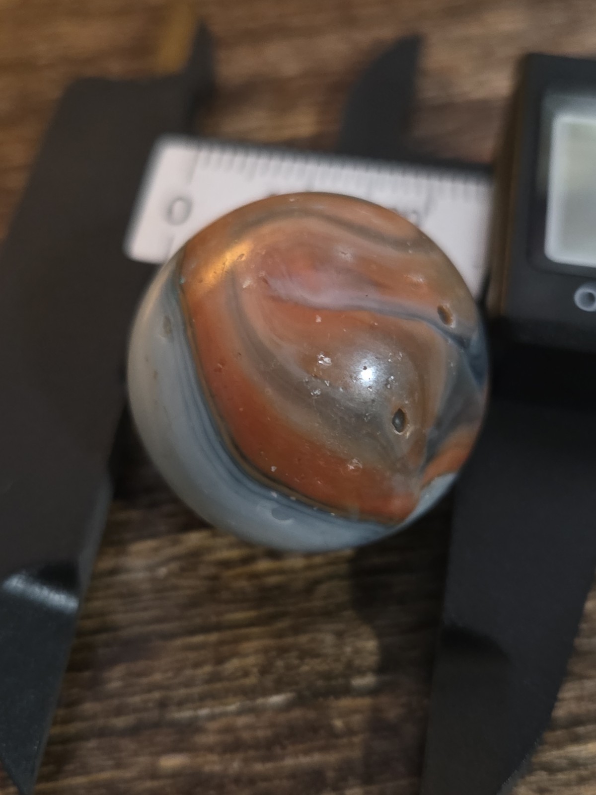 Christensen Agate Company Blue Red .96” Shooter