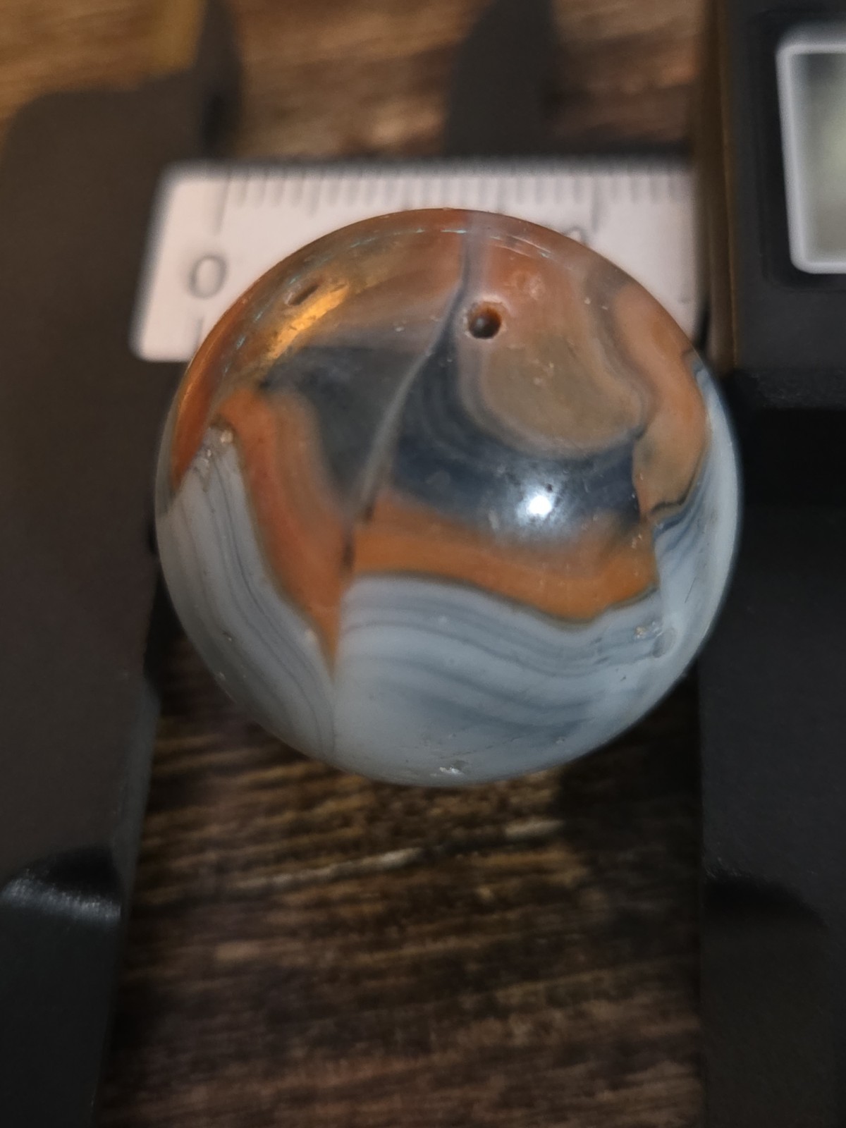 Christensen Agate Company Blue Red .96” Shooter