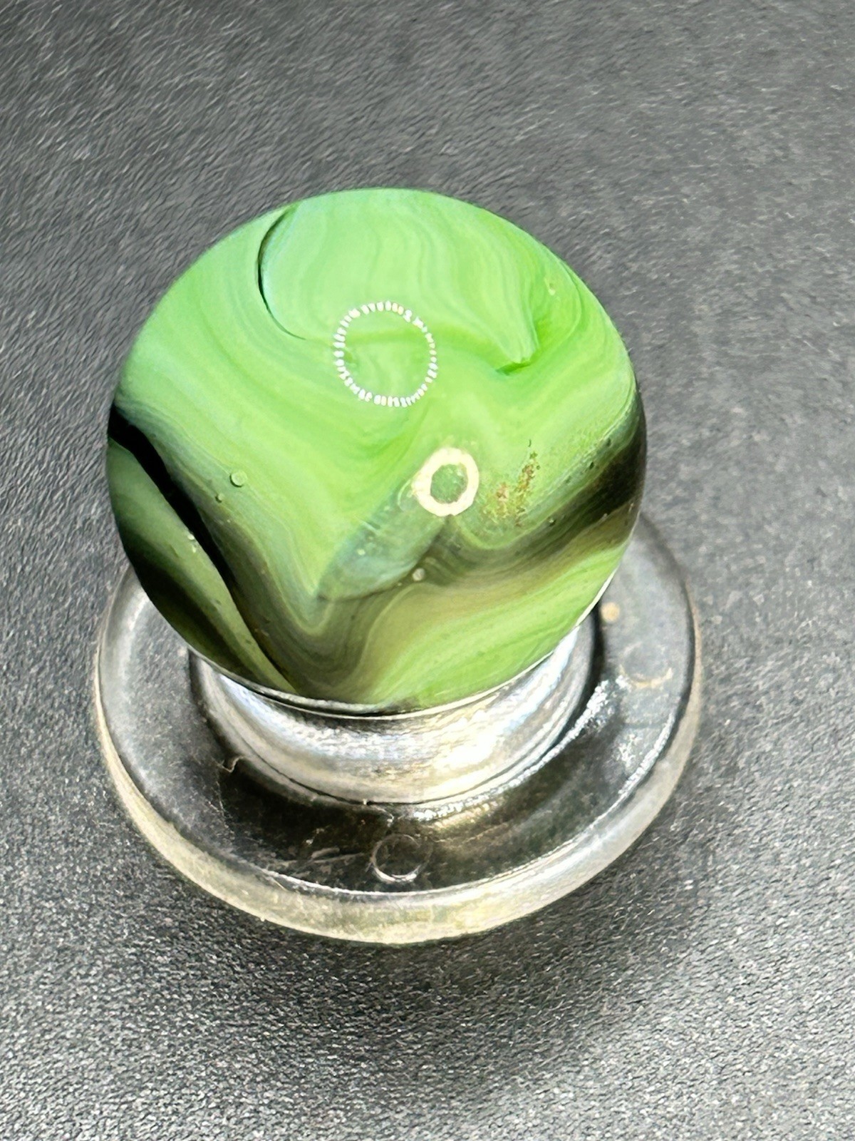 Vintage Alley Agate Pistachio Marble 0.629”