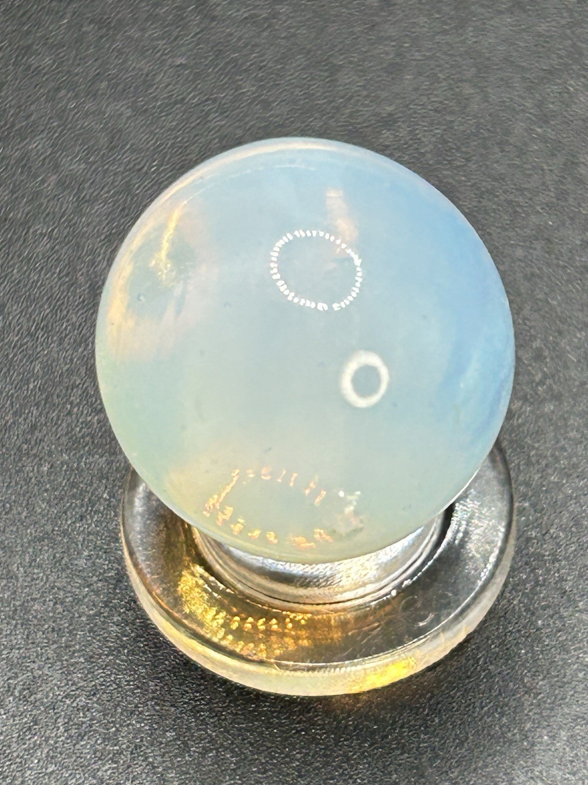 Vintage Christensen Moonie Marble CAC Marble 0.748”
