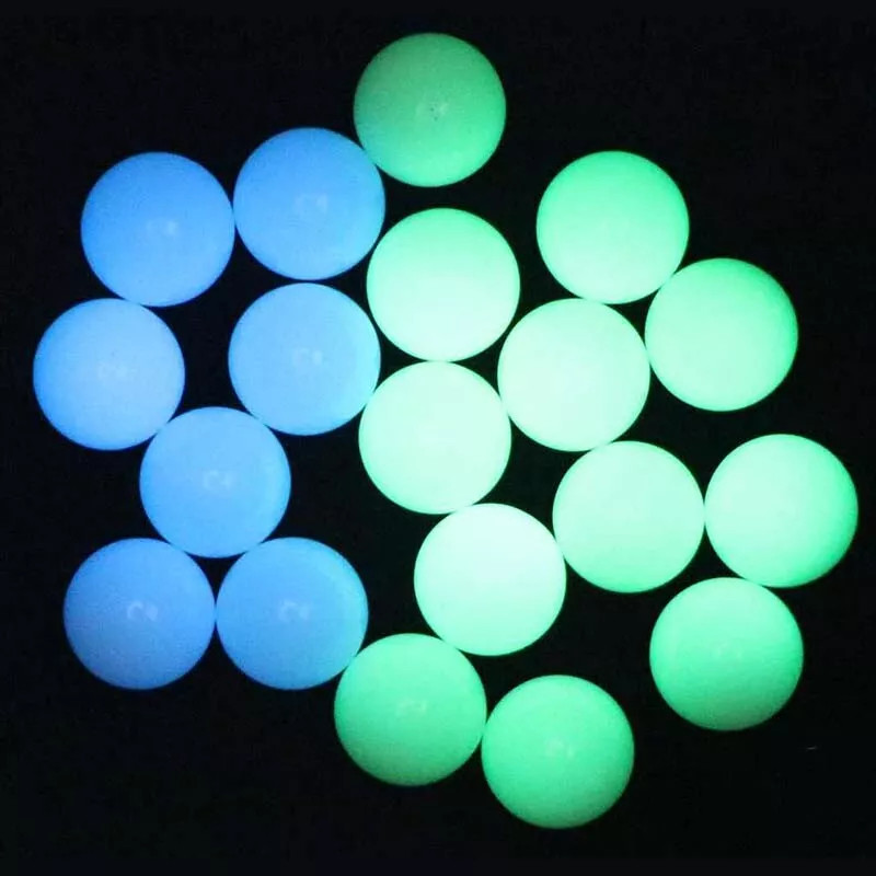 20/25/30mm GLOW IN THE DARK SHOOTER Glass Mib Marbles ball Moon Glass Glow-Balls