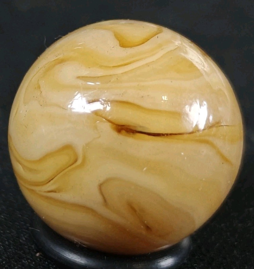 Vintage Marble – Brown Swirl Alley / Champion Furnace .66″