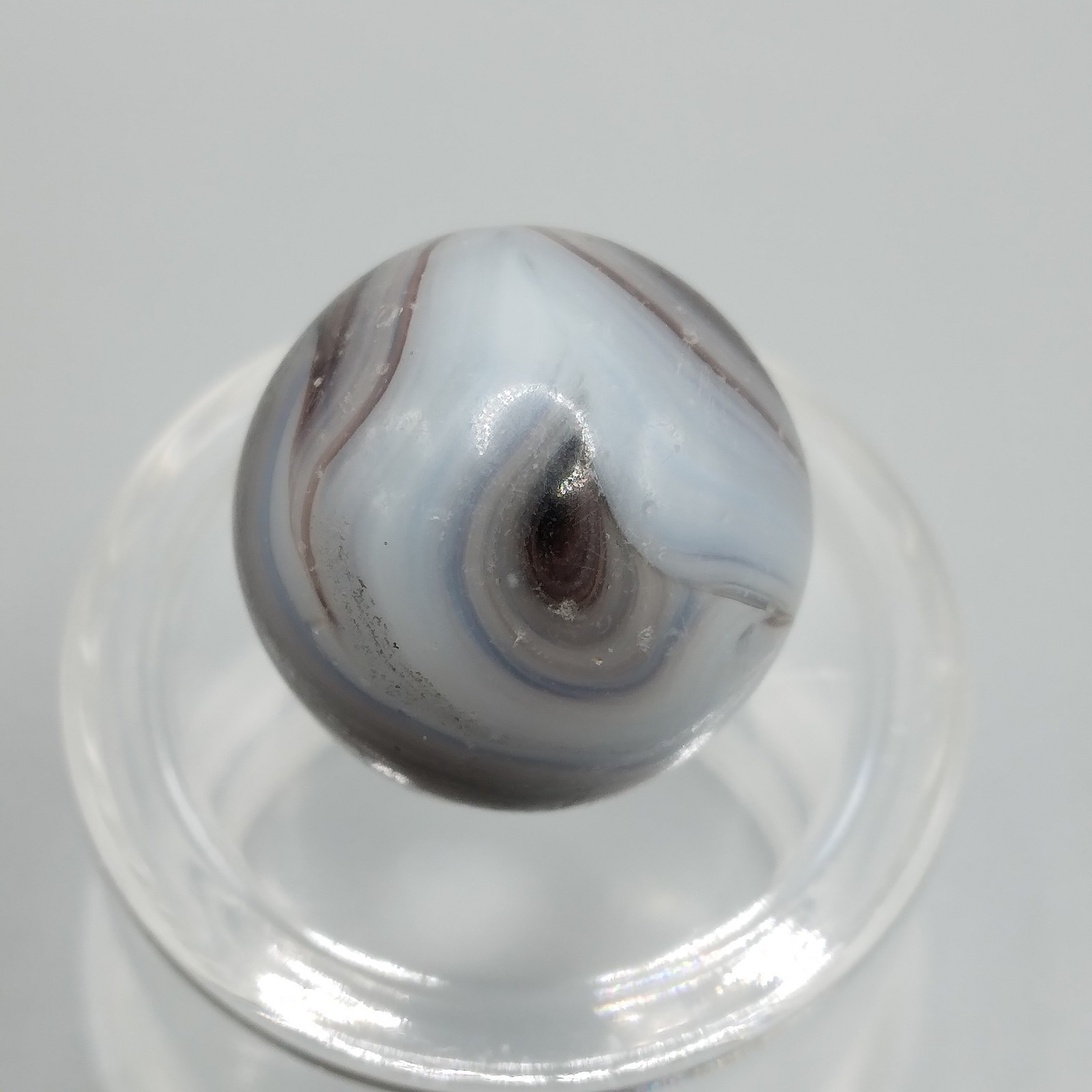 0.61″ Vintage Marble- Alley Ravenswood Heaton Champion WV Swirl- Quick List #Q31