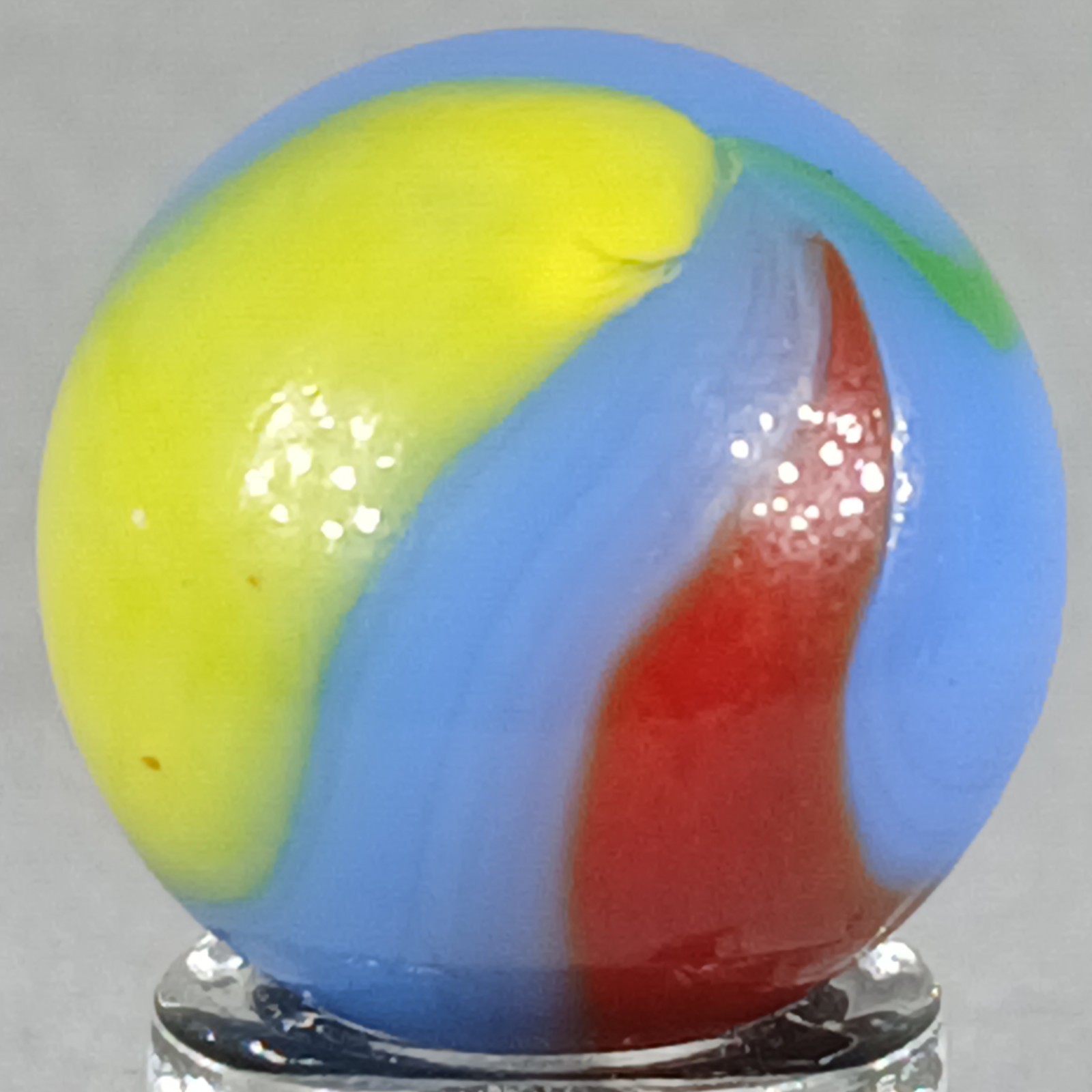 Vintage Imported Patch And Ribbon Marble .61 Inches Near-Mint Condition