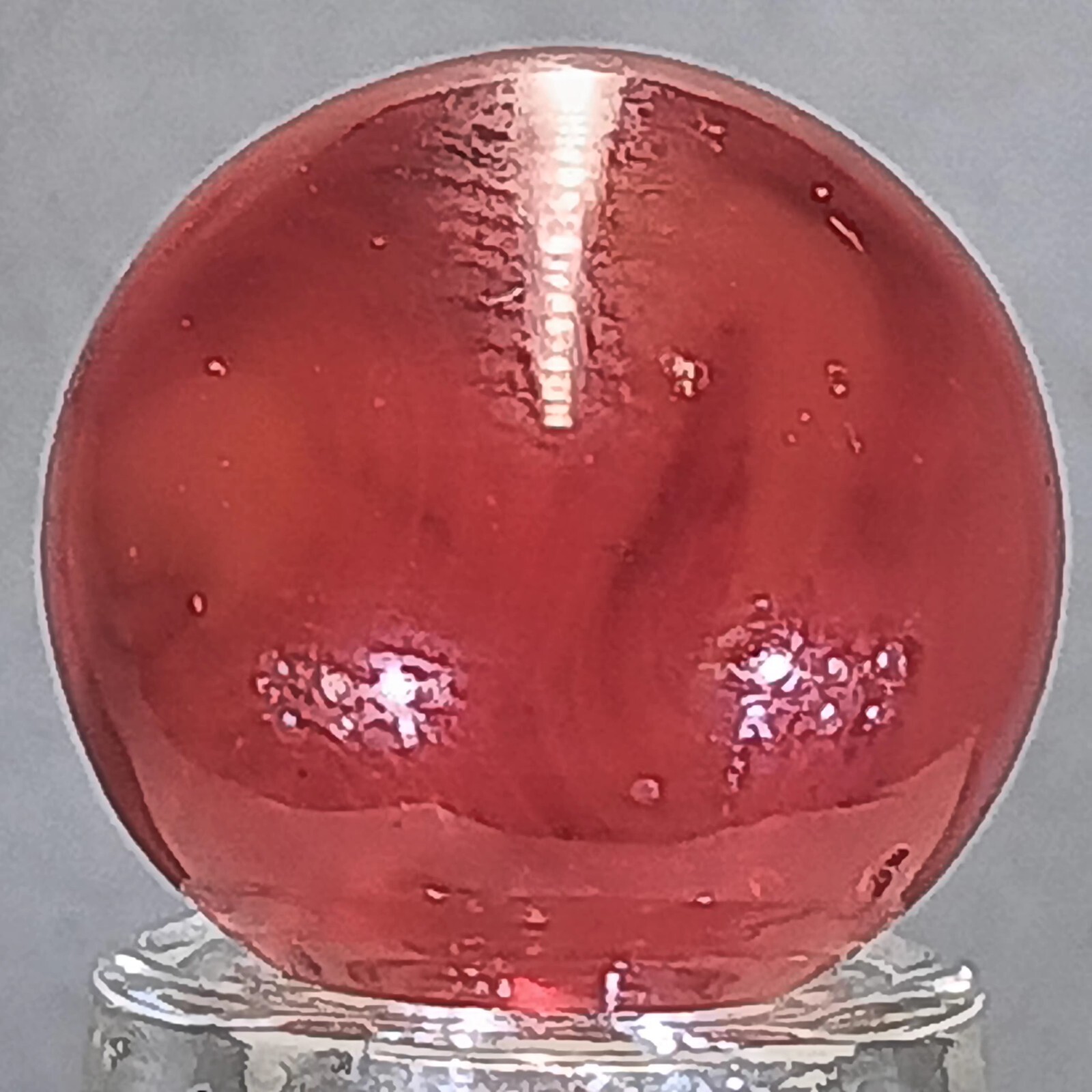 Small Vintage Champion UV-Reactive Swirl Marble .55 Inches Near-Mint Condition