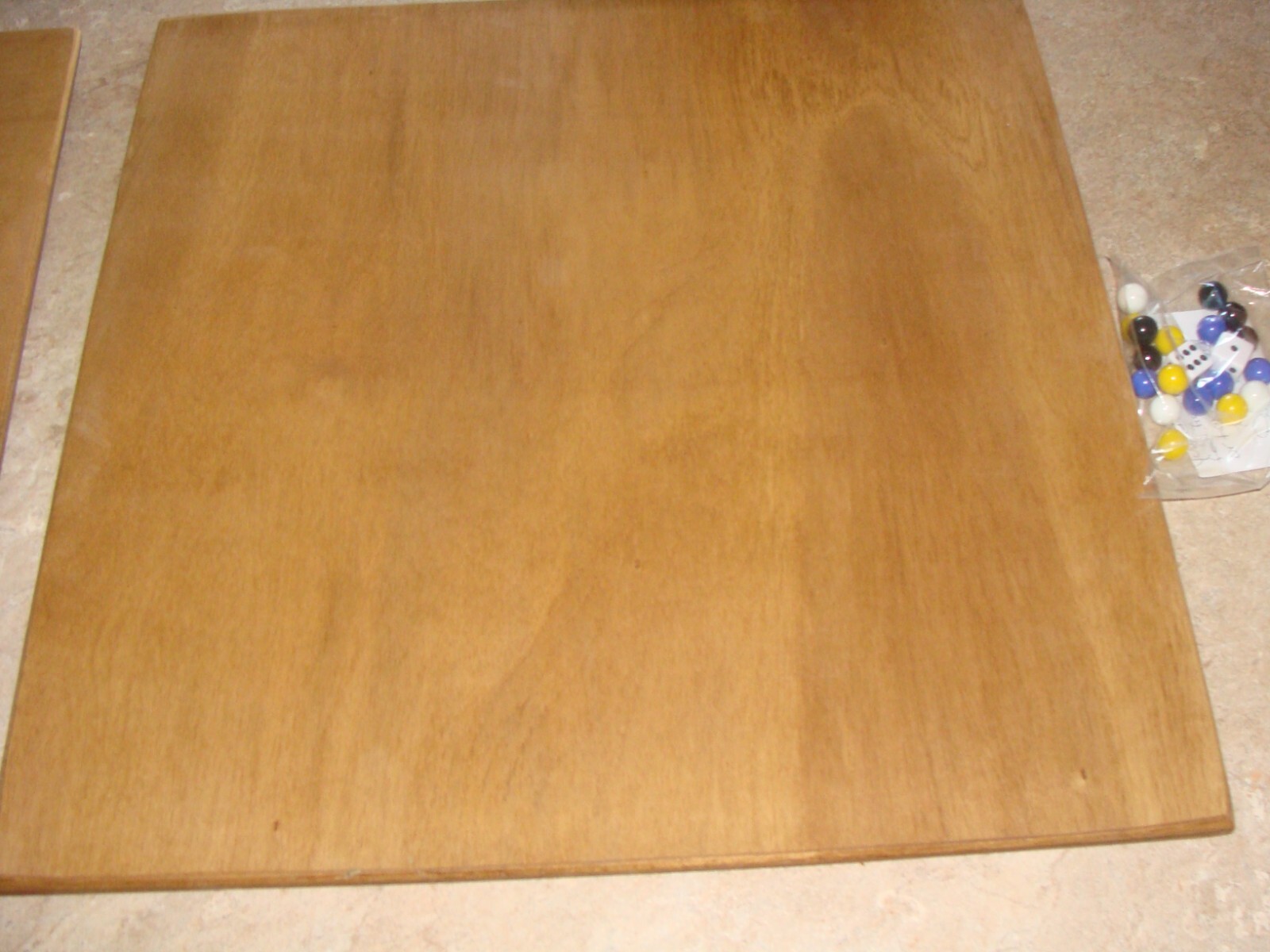 Minnesota Vikings Wood Marble Board Game 2 to 4 player. Wood Burn Logo