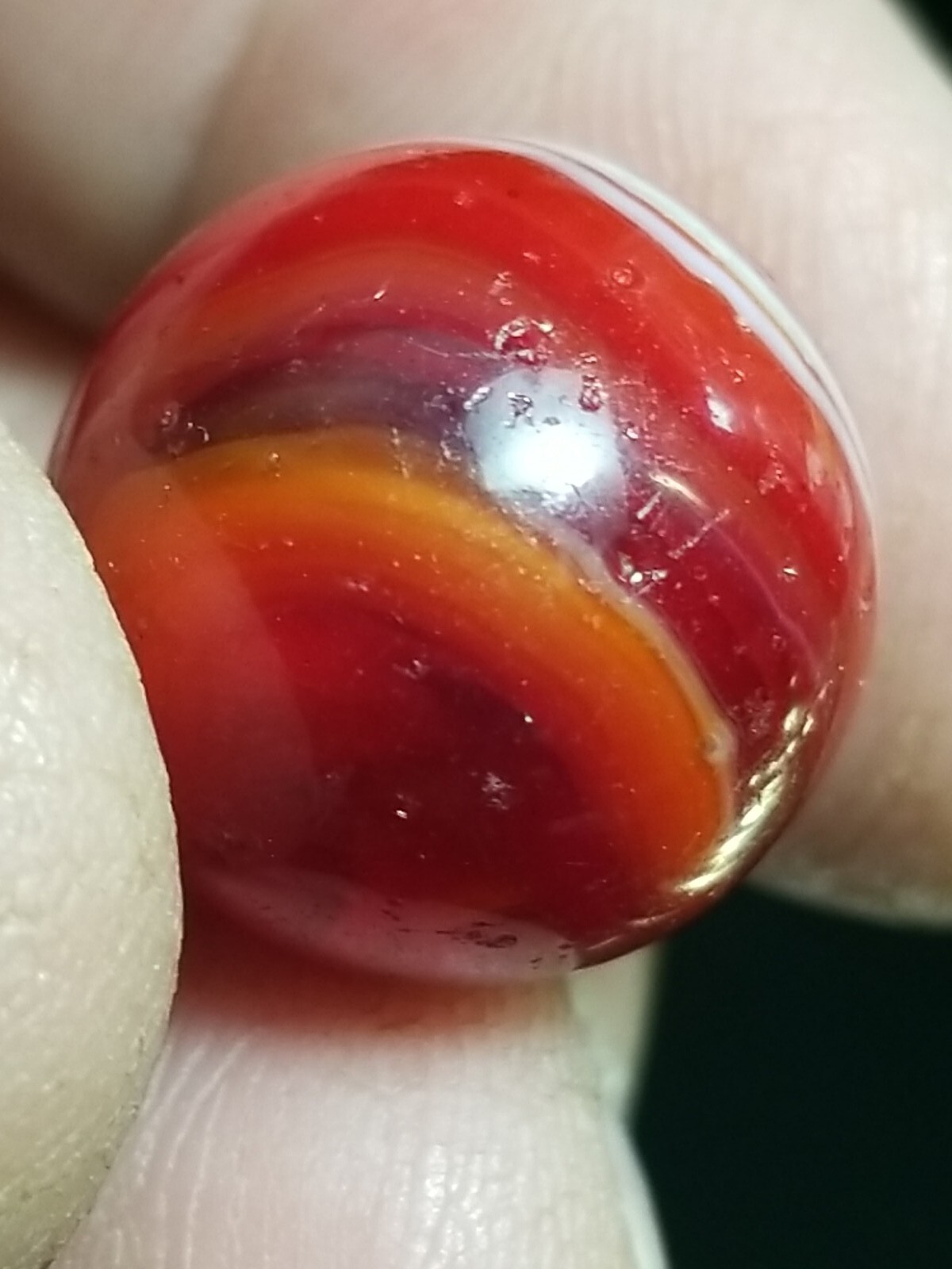 Christensen – 20/32″ – Striped Transparent Swirl – Mint Condition